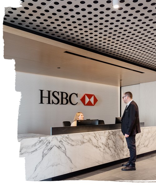 HSBC Reception Area