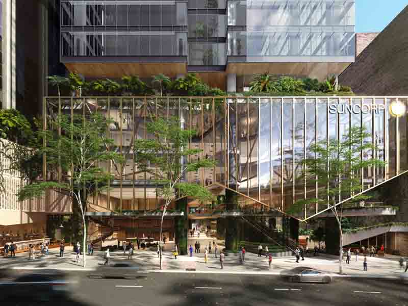 Sustainable office building in Australia