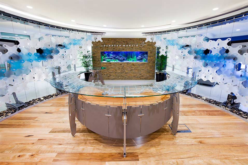 Lockheed Martin Front View Lobby