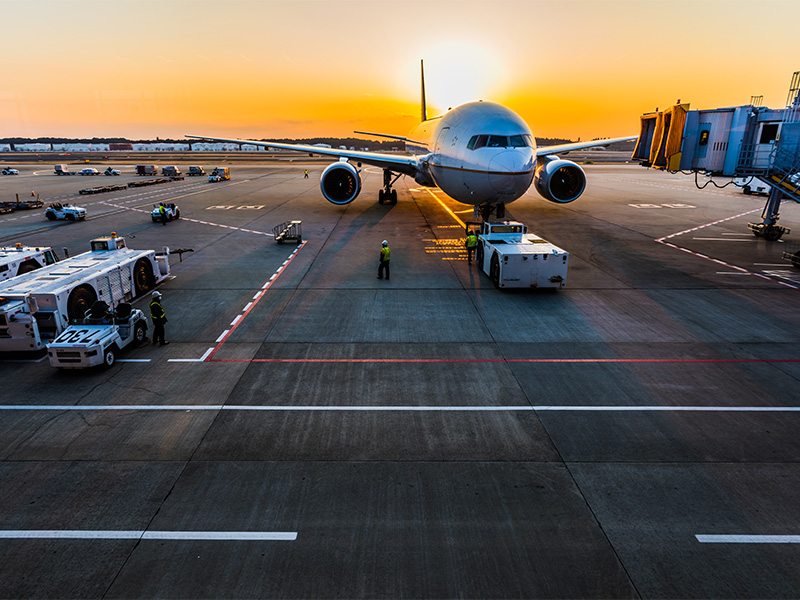 Airpot runway view