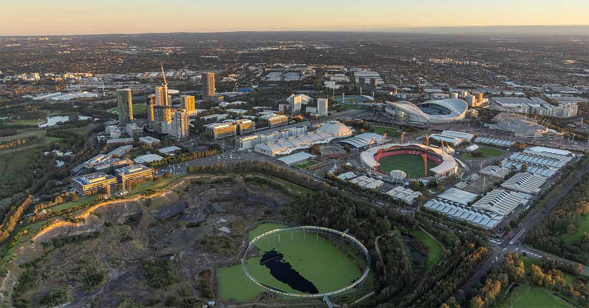 Sydney Olympic Park office vacancy drops 18.6 in two years