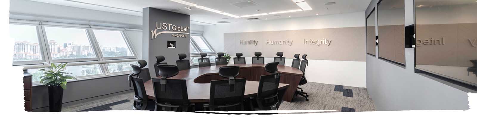 UST Global Tech player new meeting room