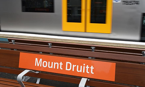 On Platform, Mount Druitt Railway Station, Sydney NSW