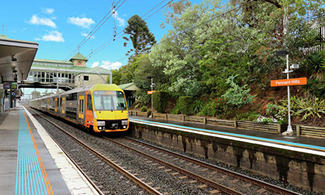 Shop on Overbridge, Pennant Hills Railway Station, Sydney NSW