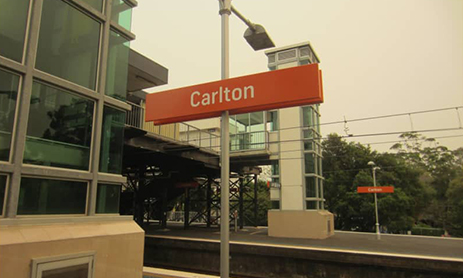 Bookstall on Carlton Railway Station