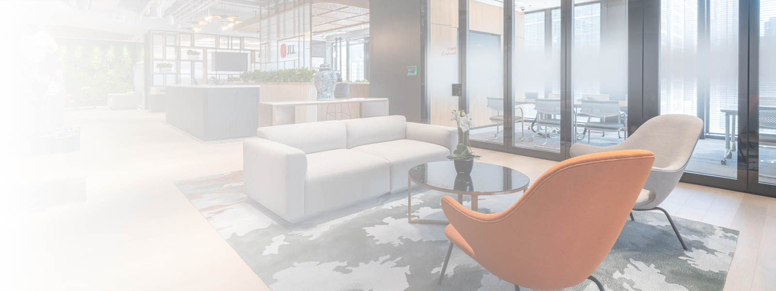 Living space inside JLL office