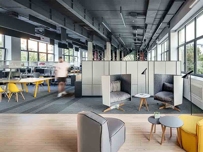 Six design elements for a more productive office