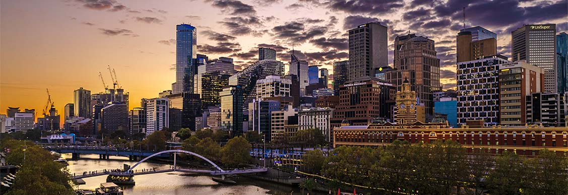 cityscape view of skyscraper buildings