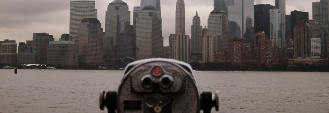 City view from sea